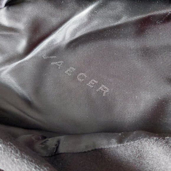 Women's Jaeger Wool & Cashmere Black Blazer (Size 10) - Picture 8 of 13